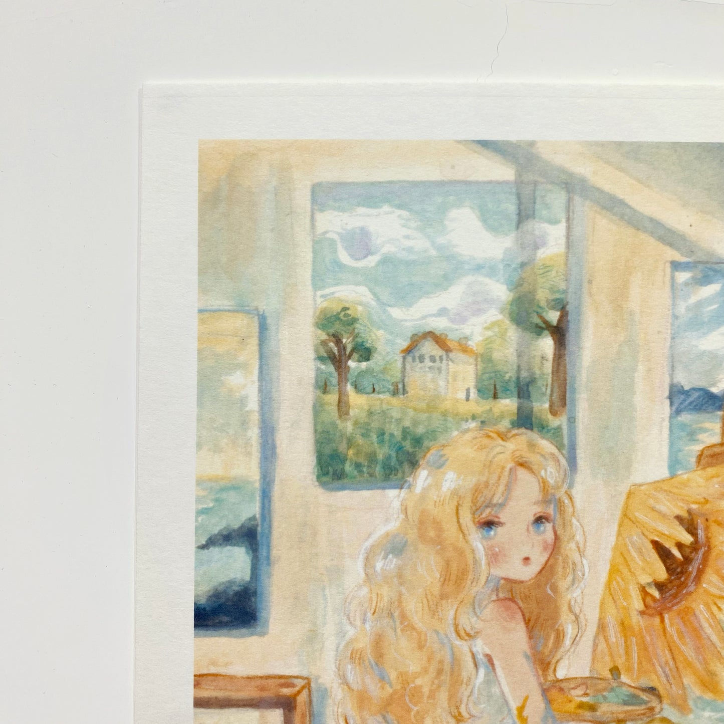 Print of The Painter