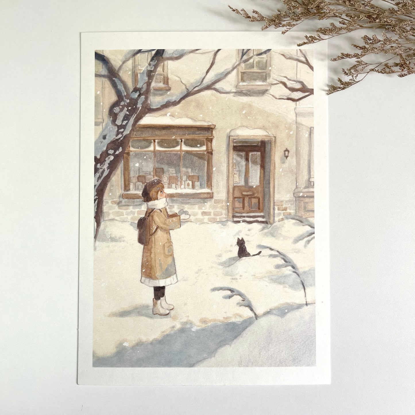 Print of Snowy Nook