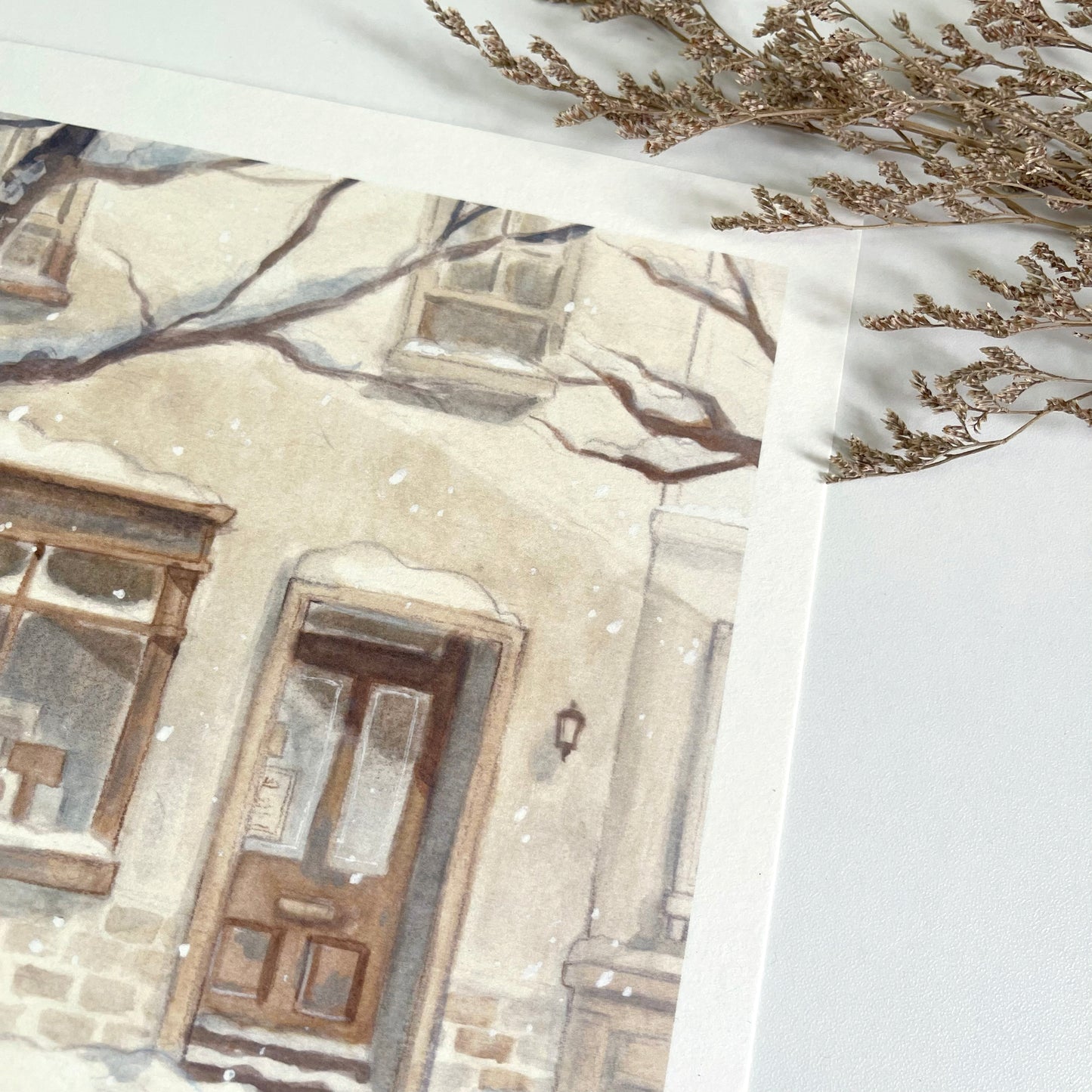 Print of Snowy Nook