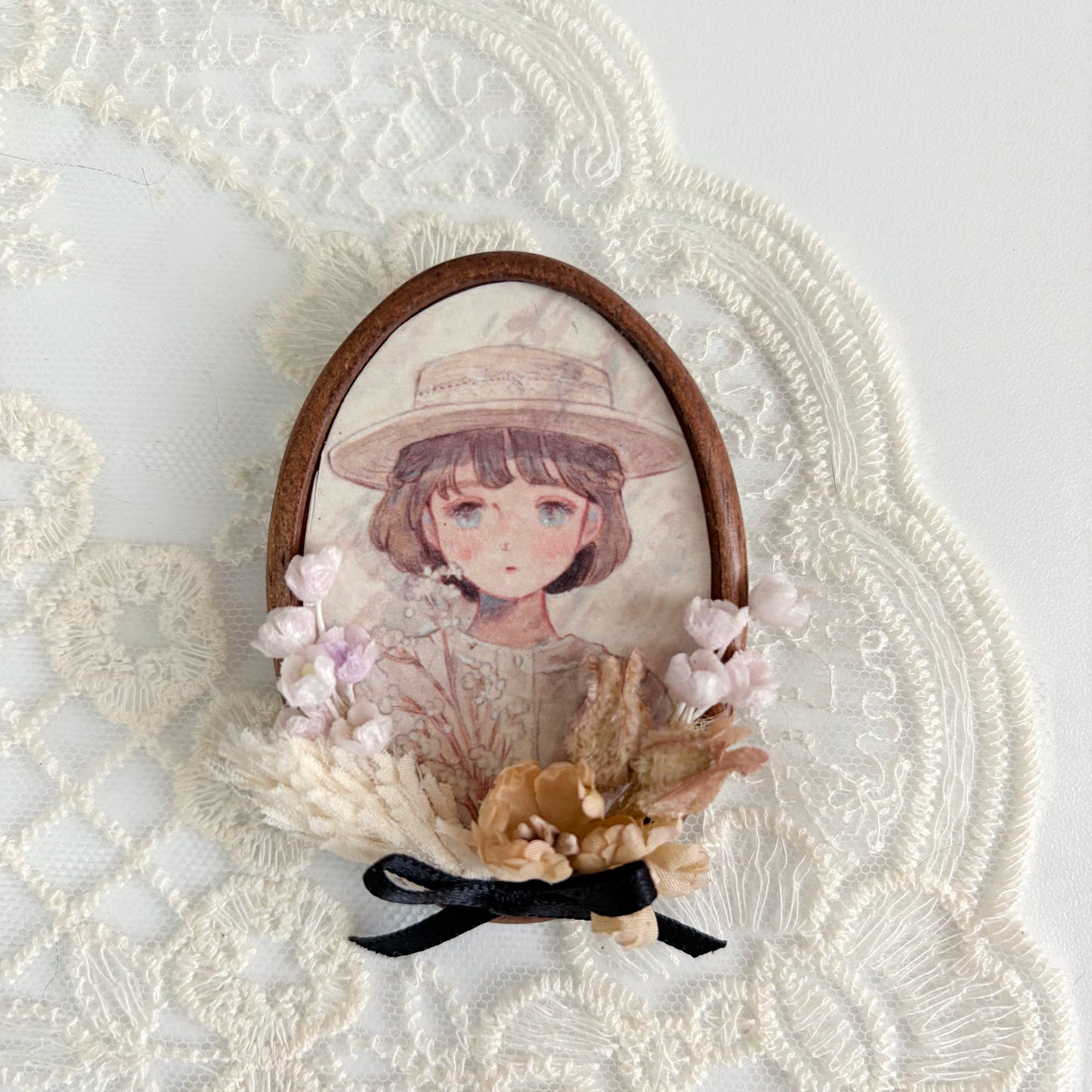 Brooch of Baby's Breath