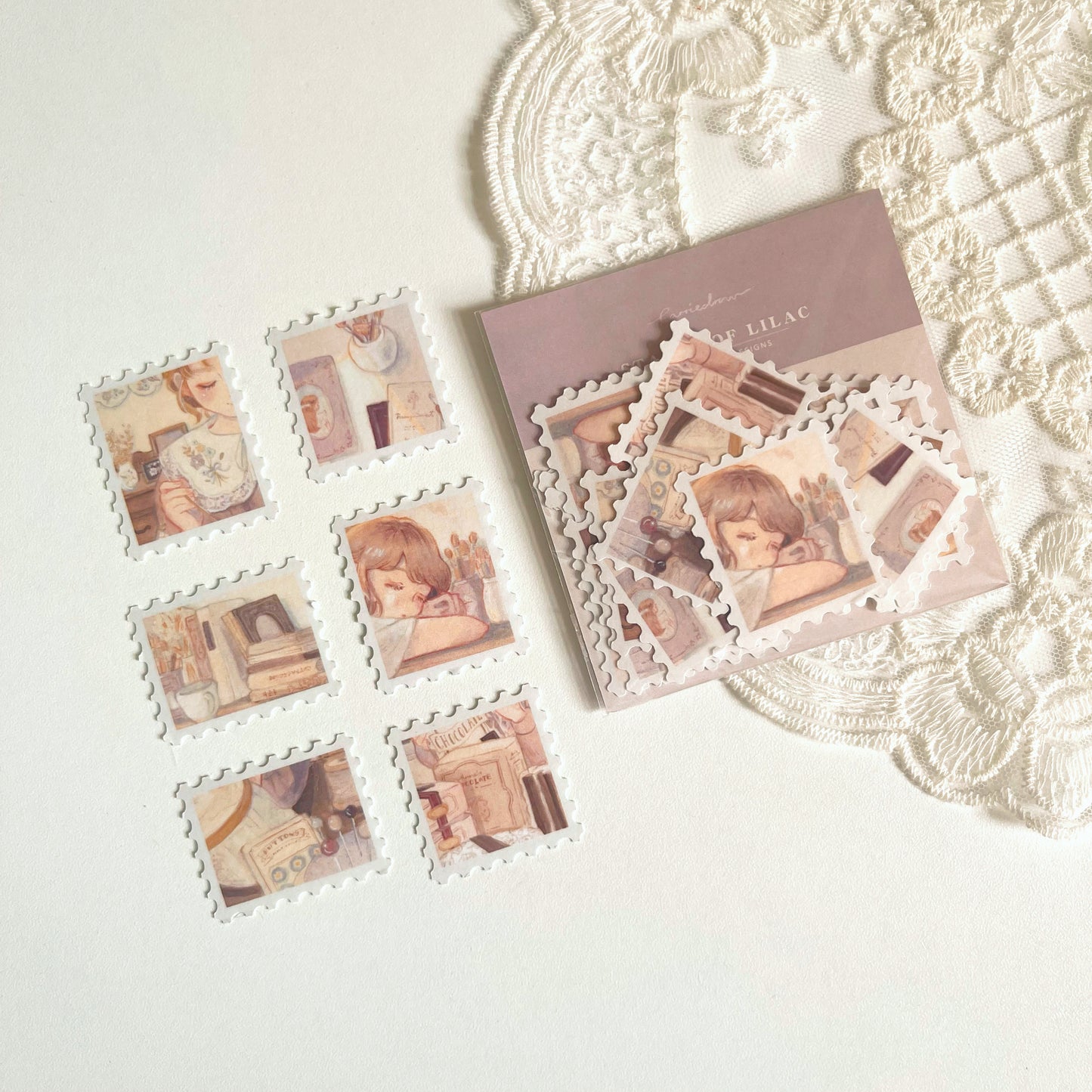 Stamps of Lilac Sticker Pack