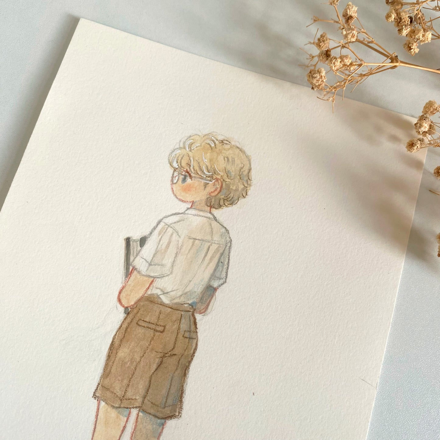 Mini Original Artwork 'Faded Room Set"