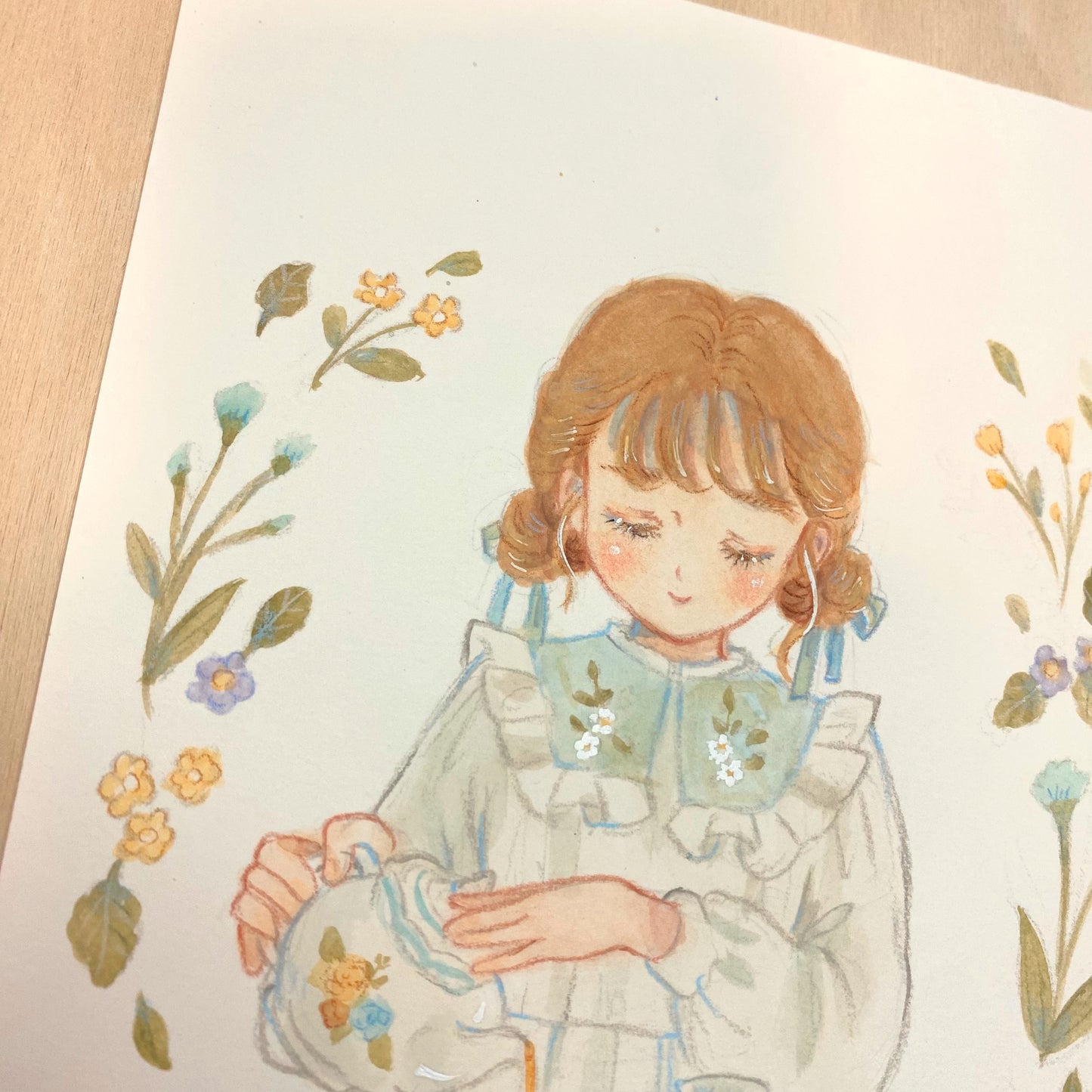 Mini Original Artwork 'Mia'