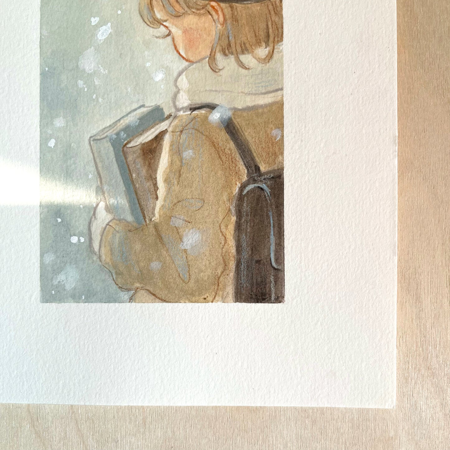 Mini Original Artwork 'Snowy'