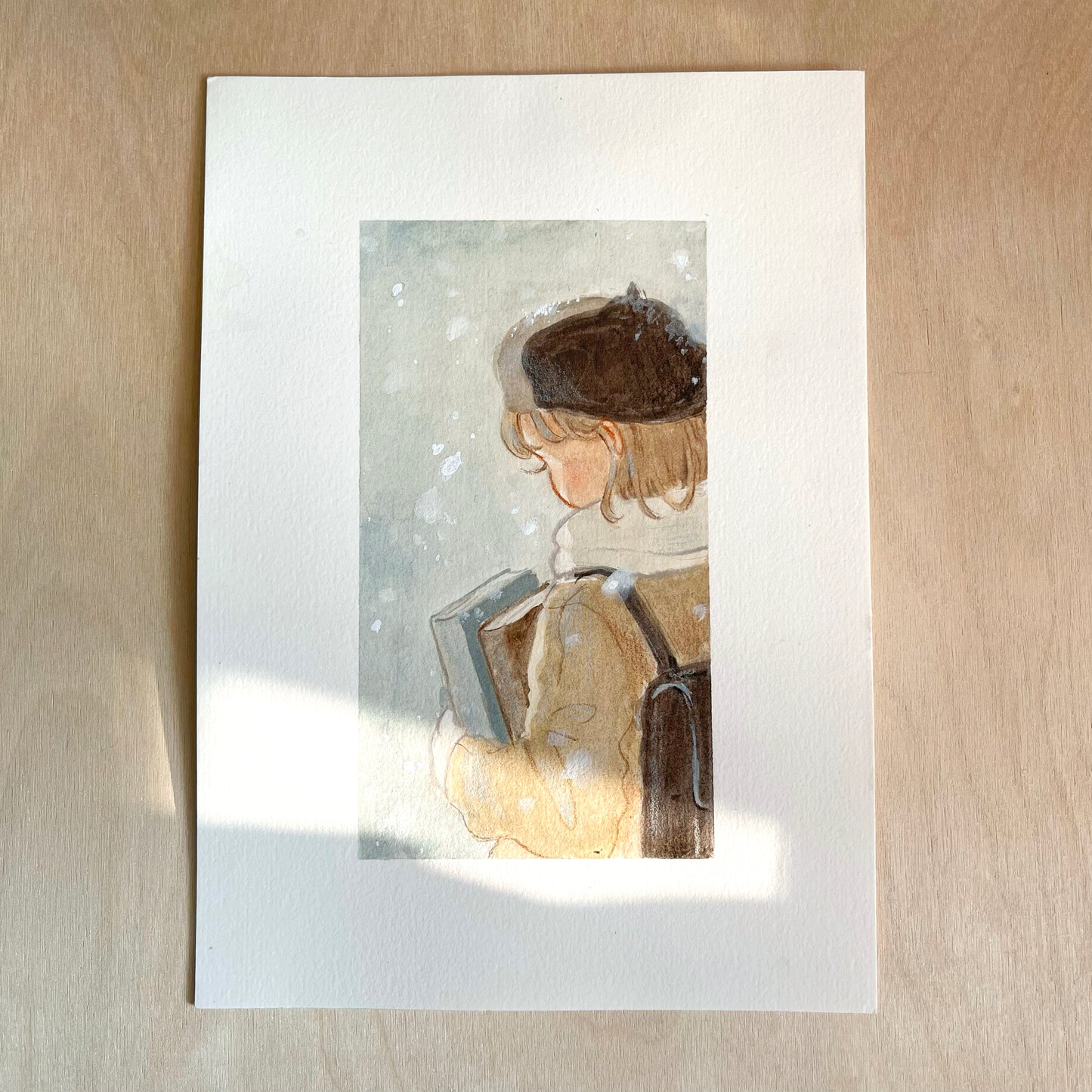 Mini Original Artwork 'Snowy'