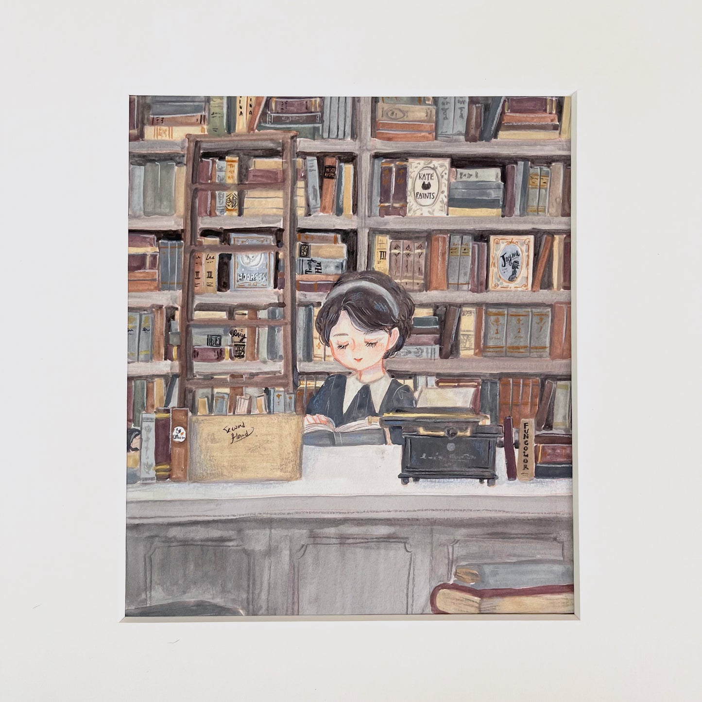 Original Artwork 'Muse Book Store'