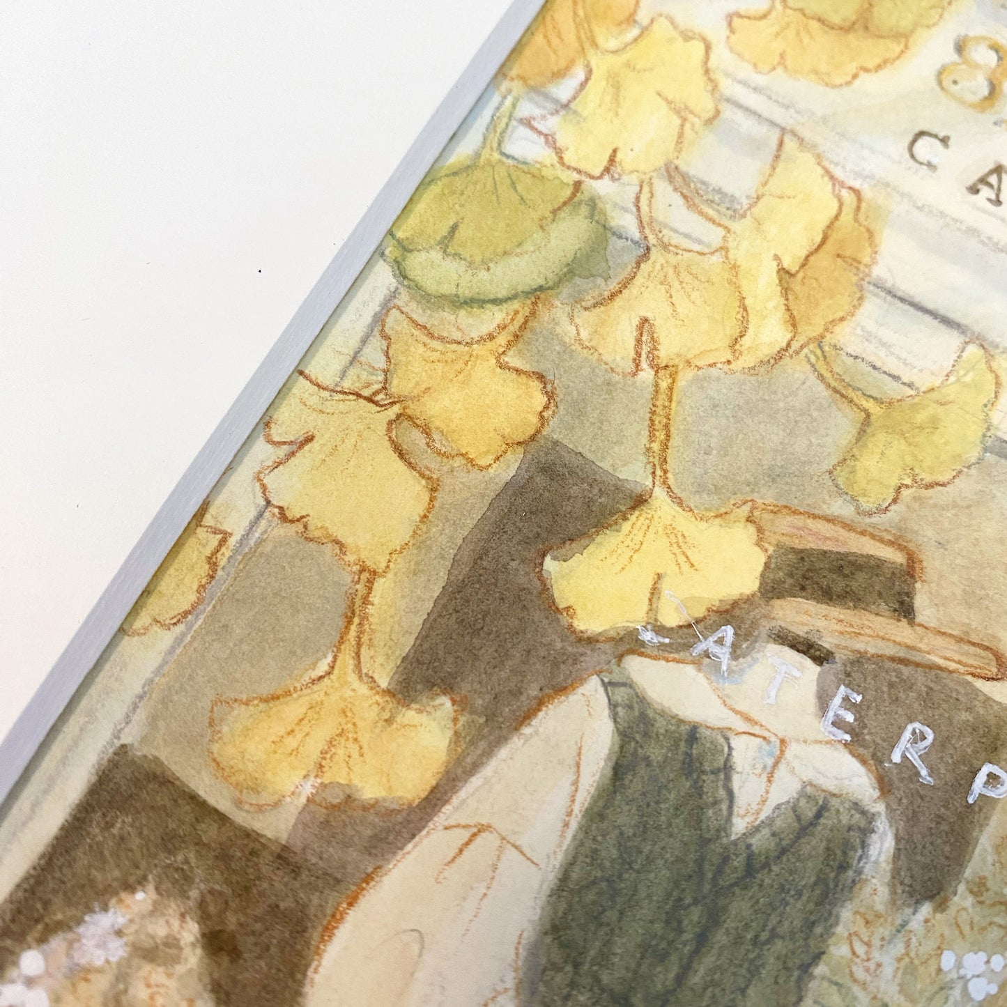 Original Artwork 'Ginkgo Tree Street'