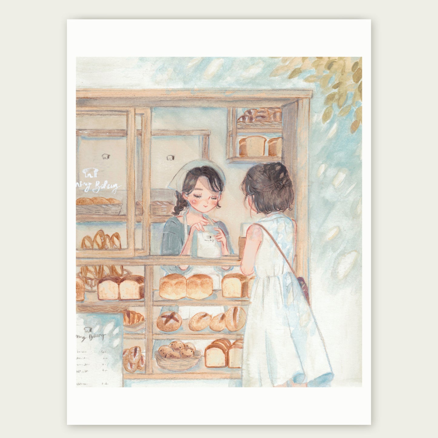 Original Artwork 'Morning Bakery'