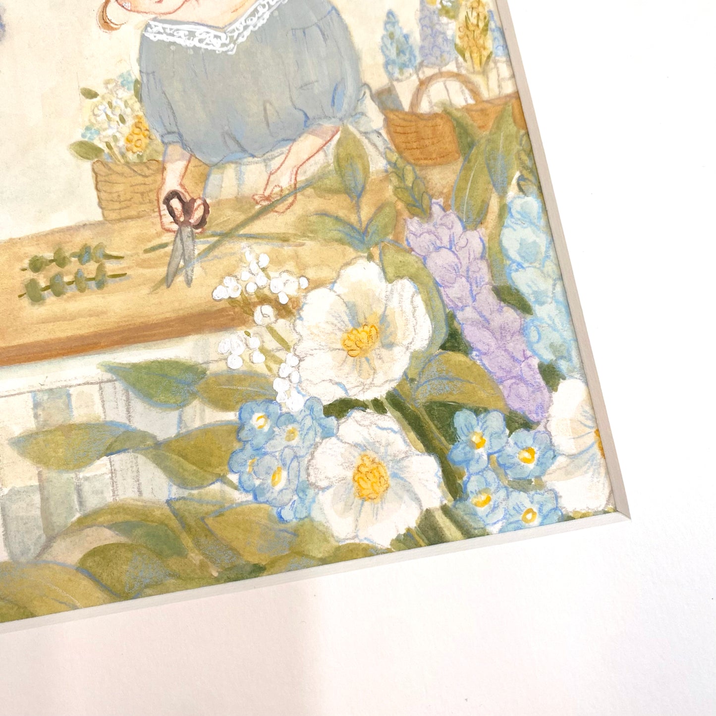 Original Artwork 'Sunny Florist' (Framed)