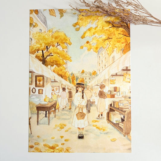 Print of Autumn Market