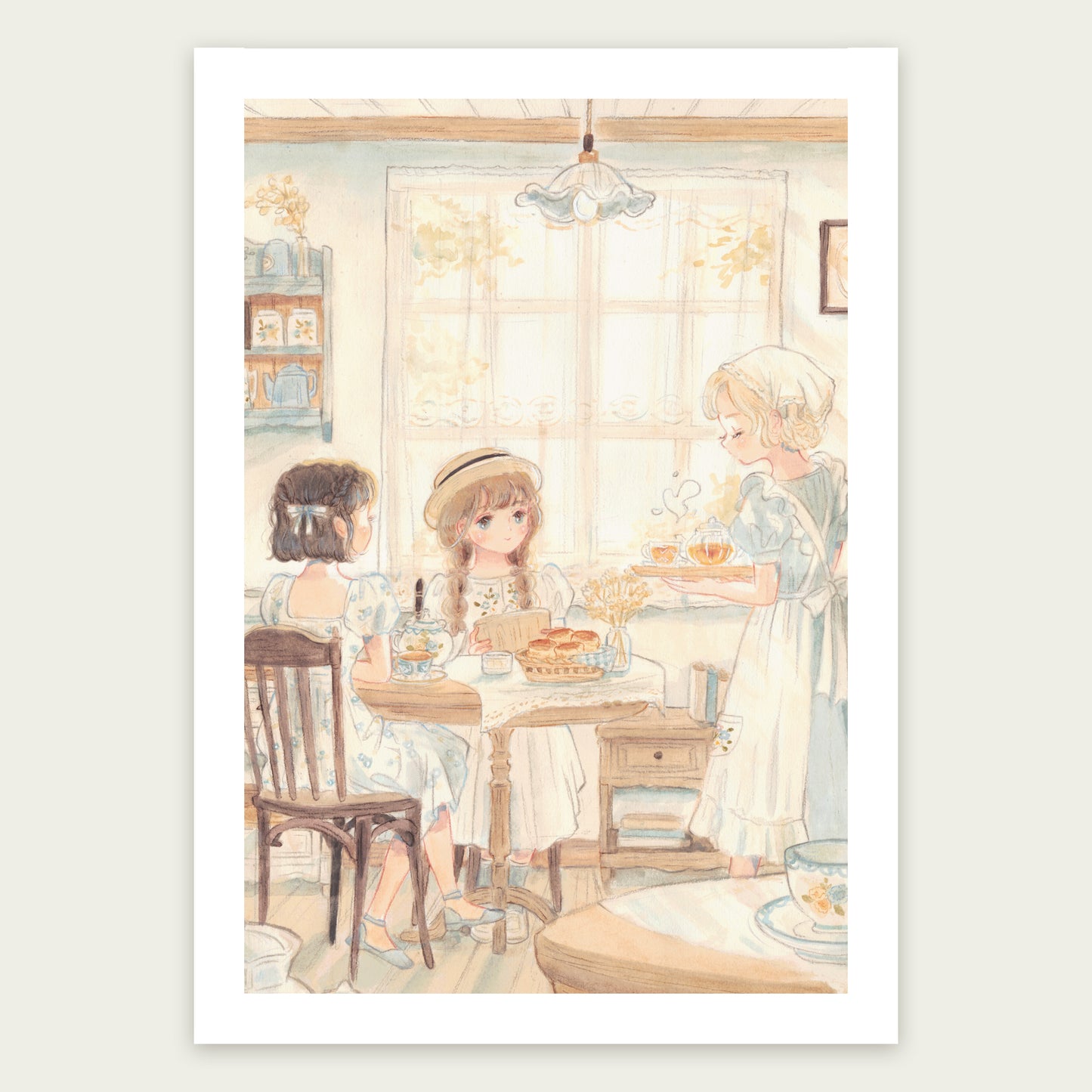 Print of Mellow Tea Afternoon