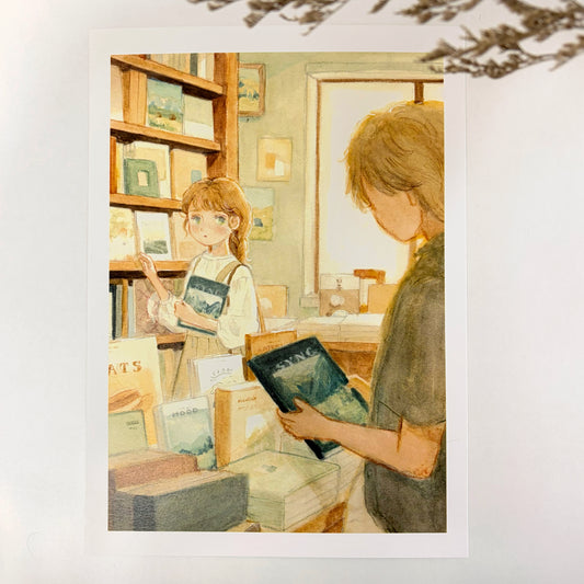 Print of The Same Book