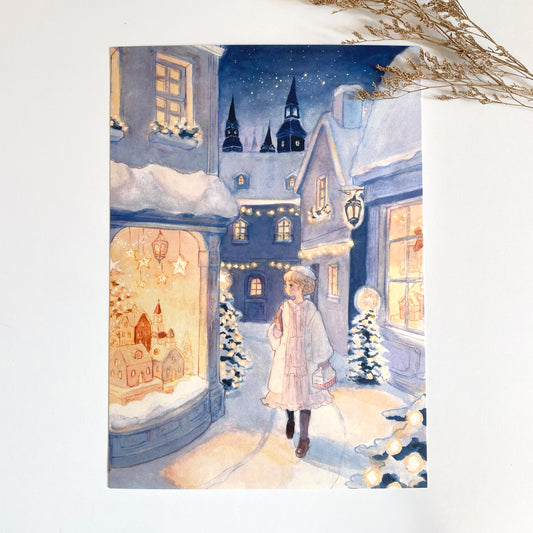 Print of The Christmas Cache