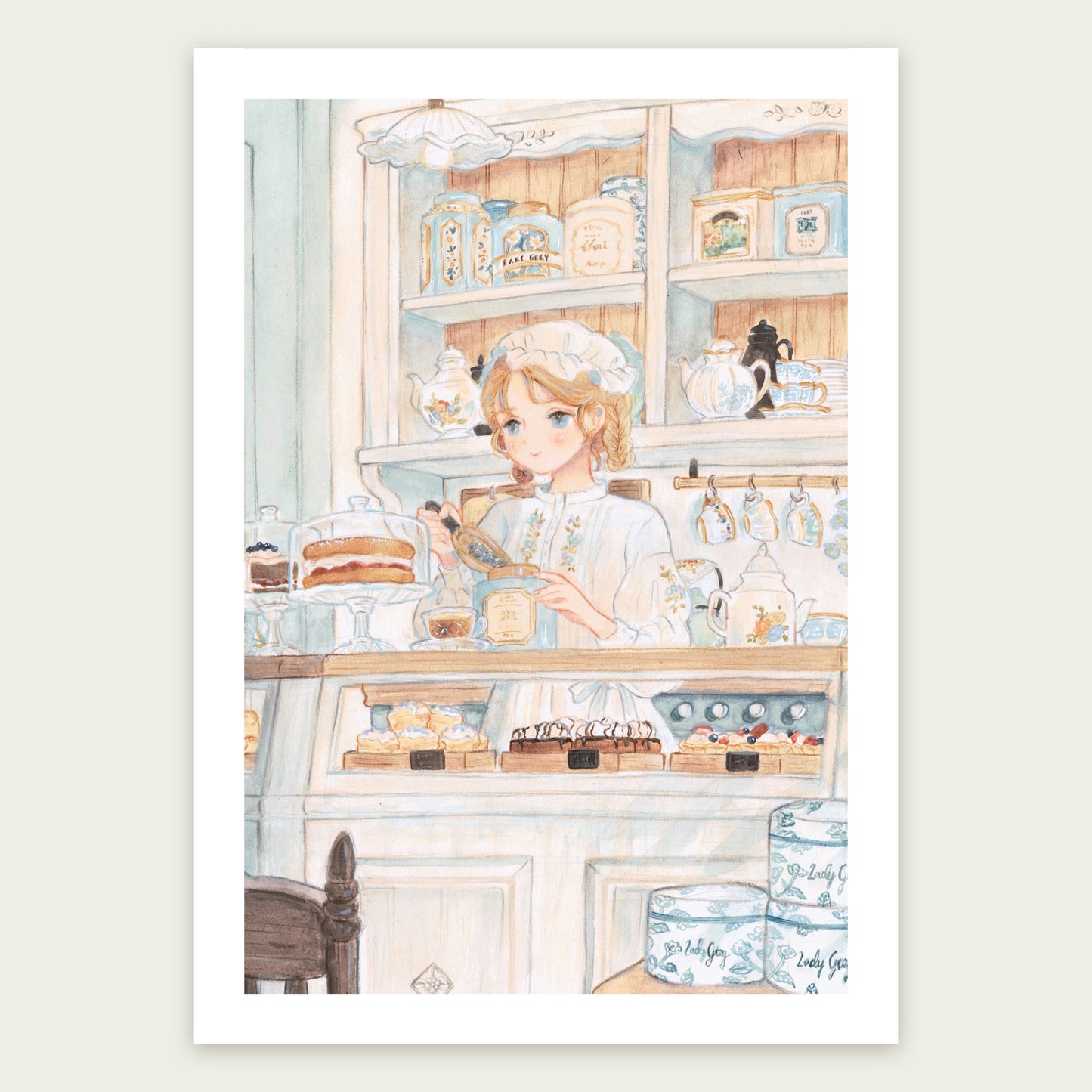 Print of Mellow Tea Counter