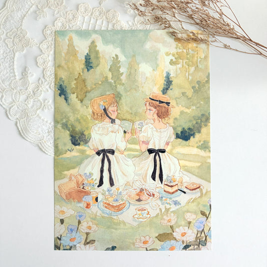 Print of Garden Party