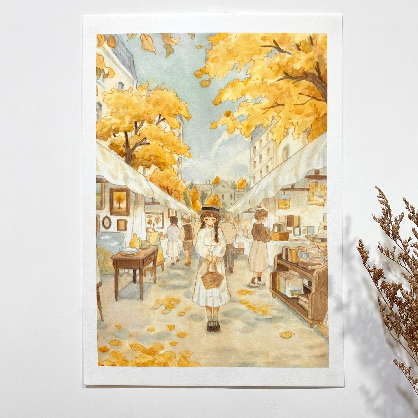 Print of Autumn Market