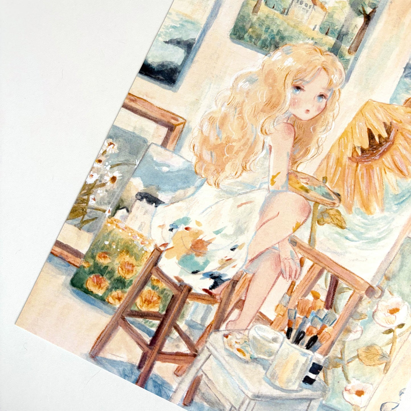 Print of The Painter
