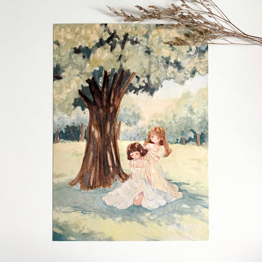 Print of Under the Tree