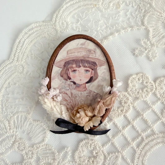 Brooch of Baby's Breath