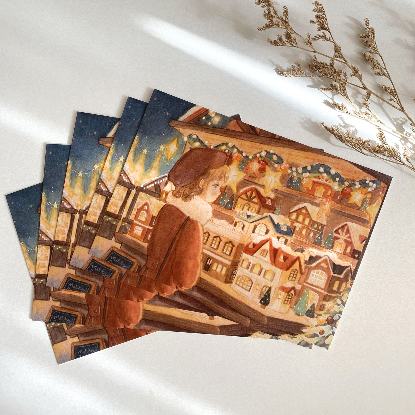 Christmas Market Card Set