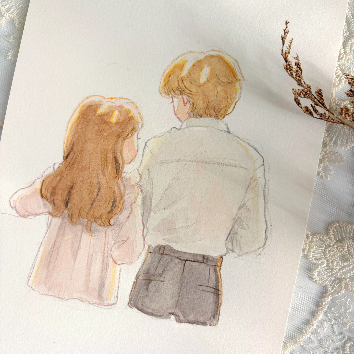 Mini Original Artwork 'Lover'