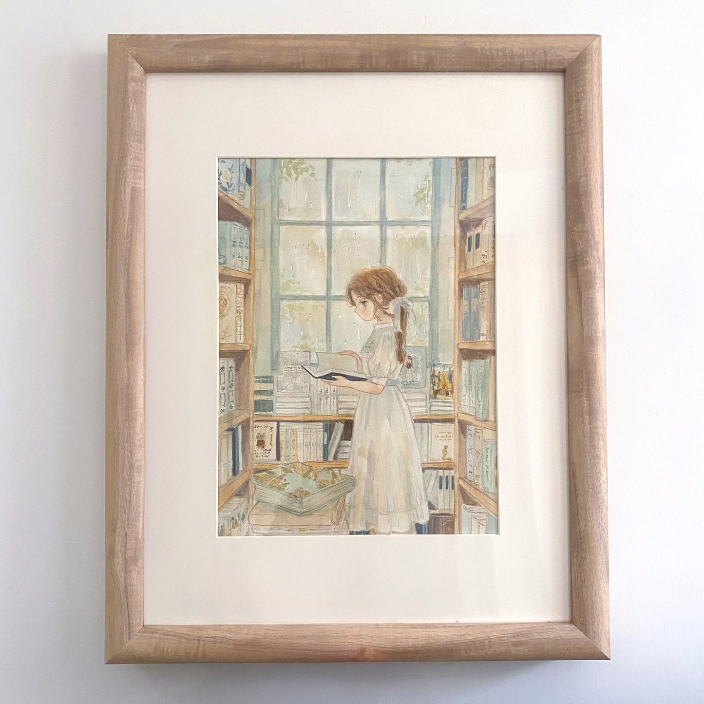 Original Artwork 'Book Store in the Rain'