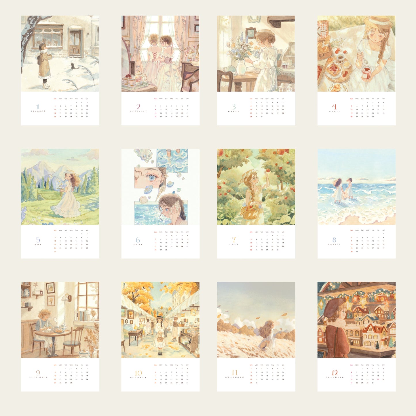 Carriedraw Calendar 2026