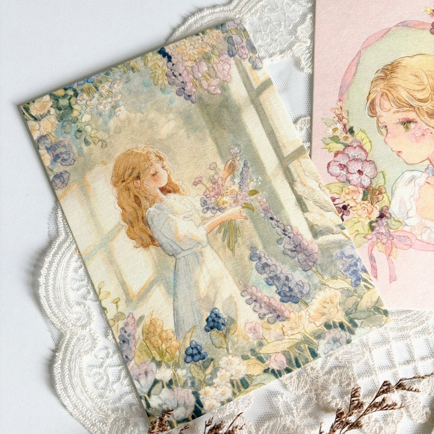 Girls in Bloom Postcard Set