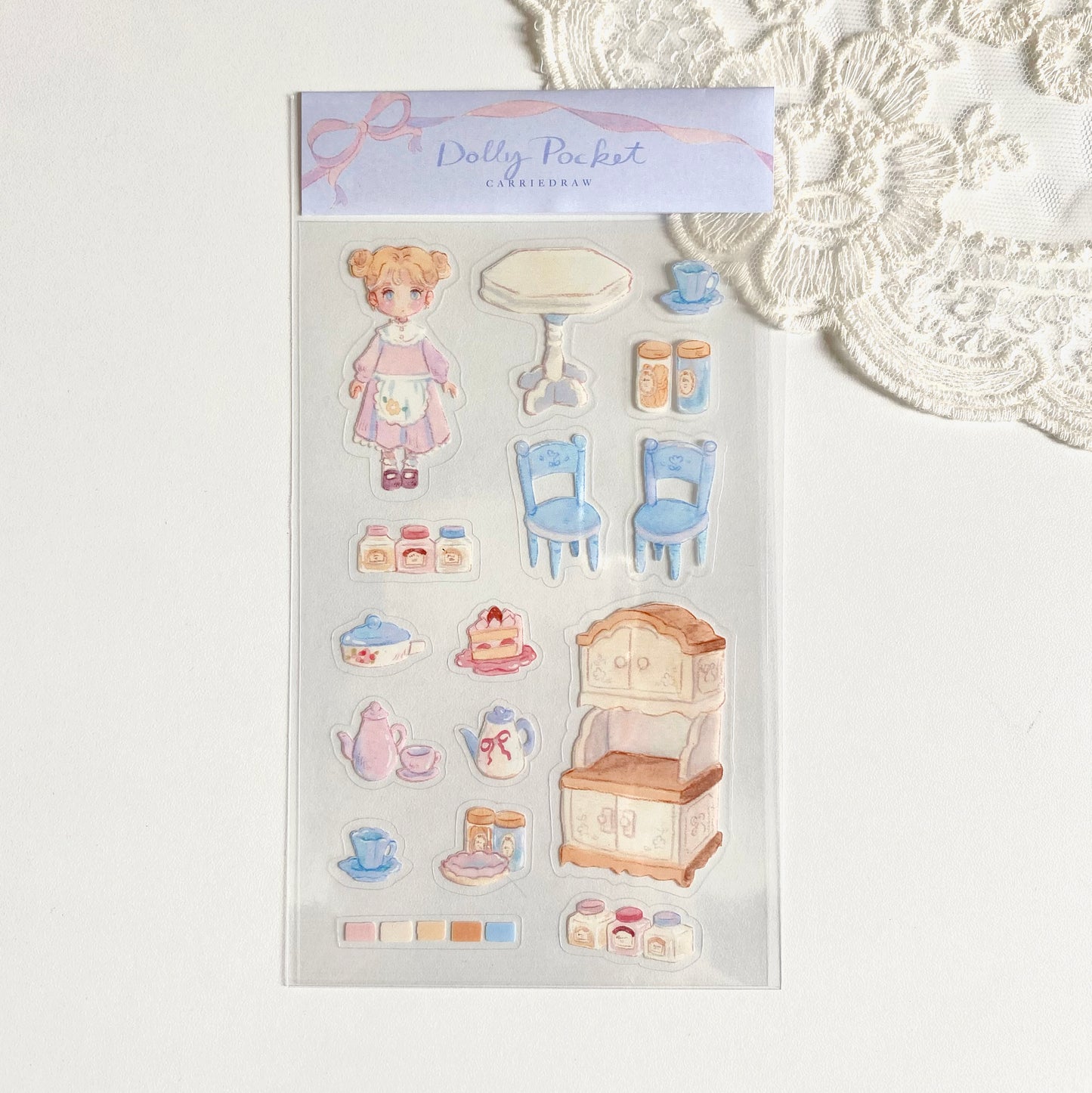 Dolly Pocket Sticker