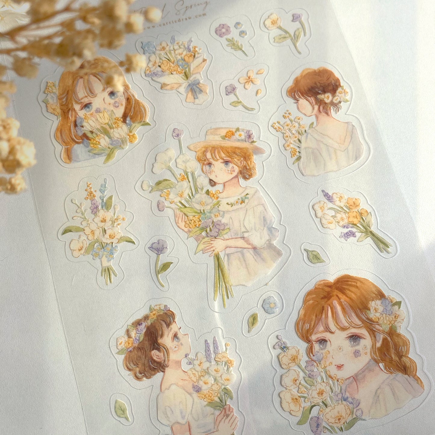 Floral Spring Sticker Sheet